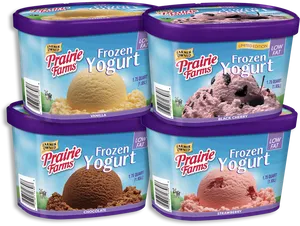 Prairie Farms Frozen Yogurt Collection PNG image