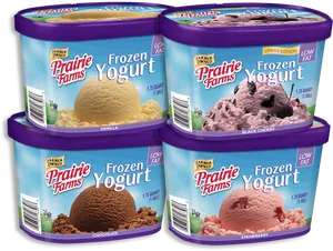 Prairie Farms Frozen Yogurt Variety PNG