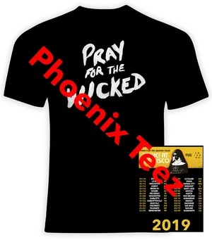 Prayforthe Wicked Tour T Shirt2019 PNG