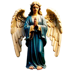 Praying Guardian Angel Png 06262024 PNG image