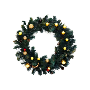 Pre-lit Christmas Wreath Png 05232024 PNG image