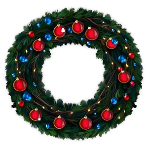 Pre-lit Christmas Wreath Png Jpr51 PNG image