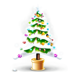Precious Christmas Tree Illustration PNG 76 PNG