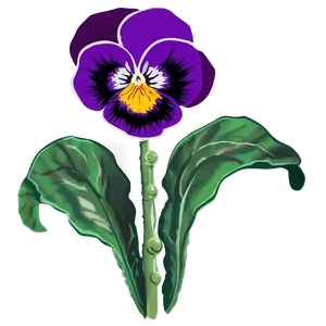 Precious Pansy PNG Ewd70