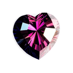 Precious Pink Heart Diamond Png Wwe71 PNG image