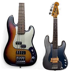 Precision Bass Guitar PNG 06202024