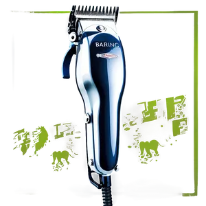 Precision Cutting Barber Clippers PNG 06272024