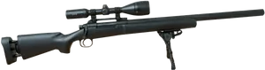 Precision Sniper Rifle Isolated PNG image