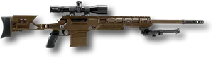 Precision Sniper Rifle Isolated PNG image