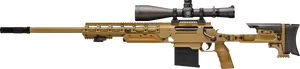 Precision Sniper Rifle Profile PNG image
