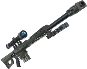 Precision Sniper Riflewith Scope PNG