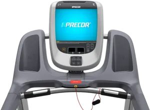 Precor Treadmill Console Display PNG image