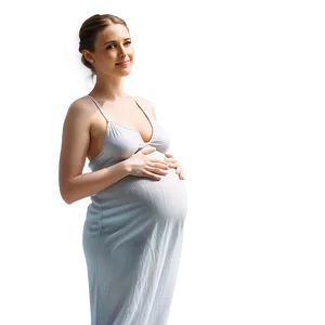 Pregnant Woman Silhouette PNG Wku