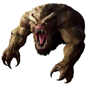 Prehistoric Cave Monster PNG 5