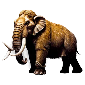 Prehistoric Mammoth Drawing Png Thi89 PNG image