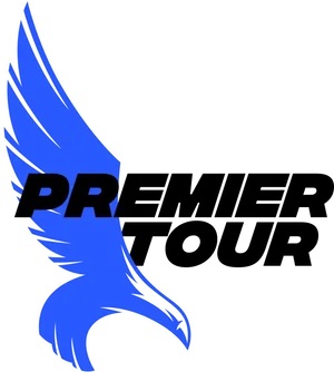 Premier Tour Logowith Blue Eagle
