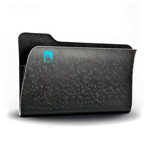 Premium Black Folder Design PNG Qfi PNG