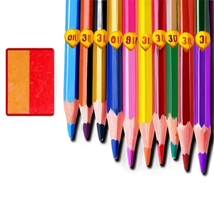 Premium Colored Pencils Png Smd PNG image