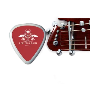 Premium Guitar Pick PNG 89