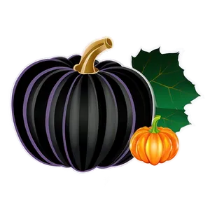 Premium Pumpkin Silhouette PNG 06292024 PNG