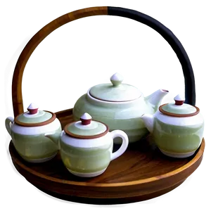 Premium Quality Tea Set PNG 06252024 PNG