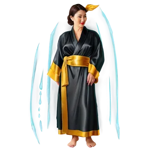 Premium Silk Robe Png 80 PNG image