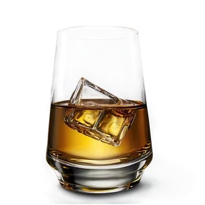 Premium Whiskey Glass Png 06122024 PNG image