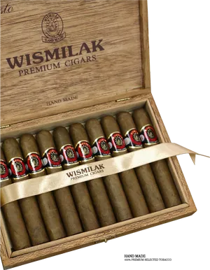 Premium Wismilak Cigar Box PNG image