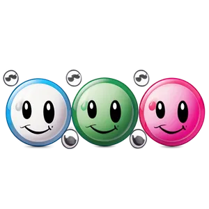 Preppy Smiley Face Emoji Png 06202024 PNG image