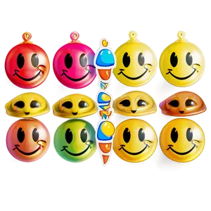 Preppy Smiley Face For Stickers Png 48 PNG image