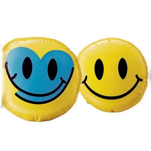 Preppy Smiley Face In Bright Colors Png 30 PNG image