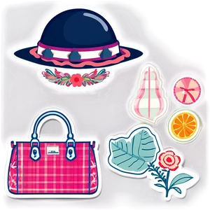 Preppy Stickers Collection Png 42 PNG image