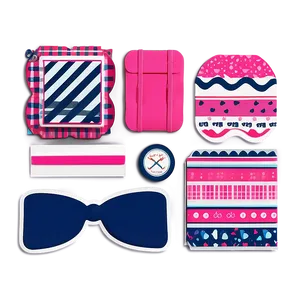 Preppy Stickers Essentials Kit Png Dba PNG image