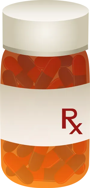 Prescription Medication Bottle PNG image