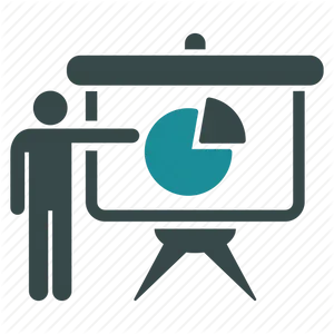 Presentation Pie Chart Analysis PNG image