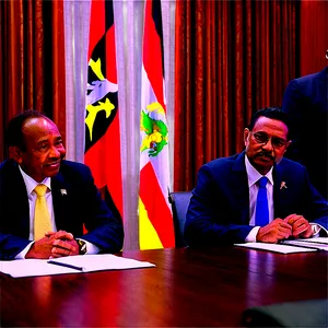 President In Cabinet Meeting Png Ibx PNG image