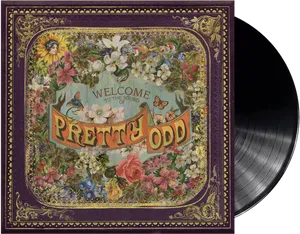 Pretty Odd Vinyl Album Cover PNG image