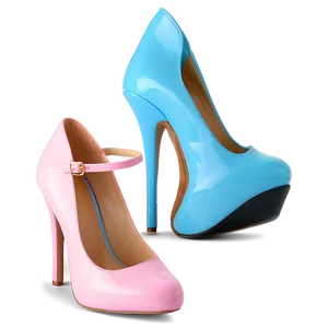 Pretty Pastel Heels Png Vrf46 PNG image