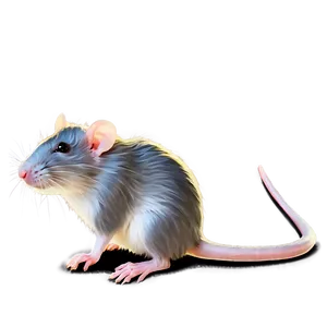 Pretty Rat Graphic Png 19 PNG image