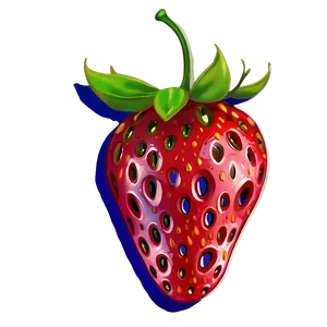 Pretty Strawberry Sketch Png 06252024 PNG image