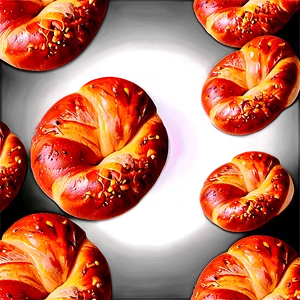 Pretzel Bread Twist PNG Voi76