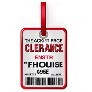 Price Tag For Clearance Png 70 PNG image