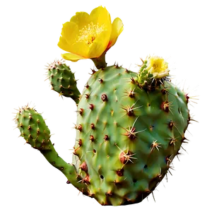 Prickly Pear Cactus Flower Png Tog PNG image