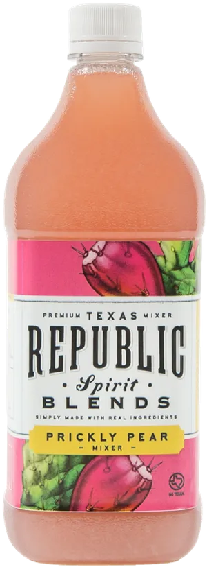 Prickly Pear Mixer Bottle Republic Spirit Blends PNG