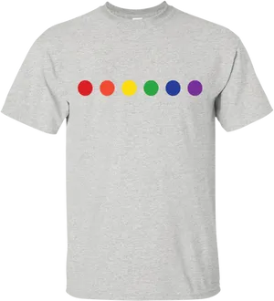 Pride Dot Design T Shirt PNG image