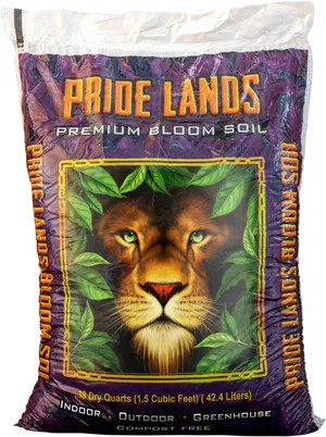 Pride Lands Premium Bloom Soil Bag PNG image