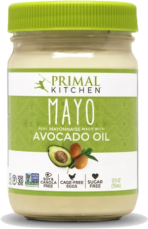 Primal Kitchen Avocado Oil Mayo PNG image