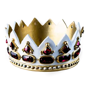 Prince Crown In Profile PNG Skb30