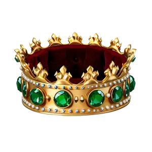 Prince Crown With Emeralds PNG 06282024