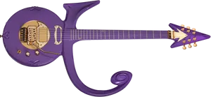 Prince Love Symbol Guitar PNG image